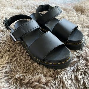 Doc Martens Voss Sandals (Black), Women's Size 8